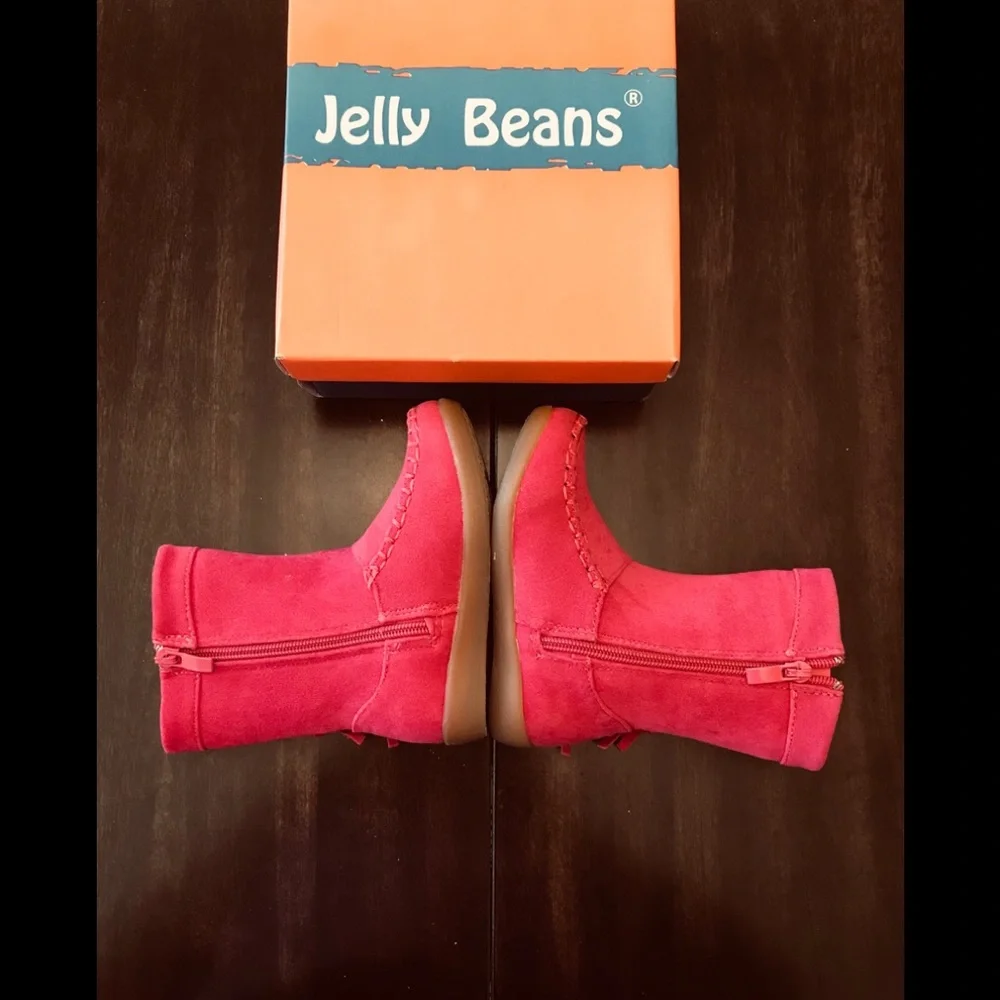 Jelly Beans Downfall Fuchsia Toddler Boot - Picture 5 of 8